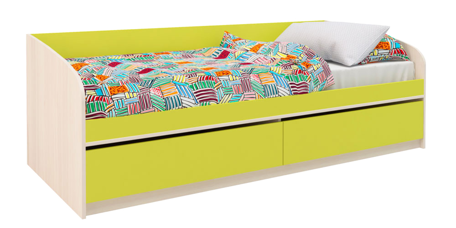 Кровать детская Лакки с ящиками три кроватки групп