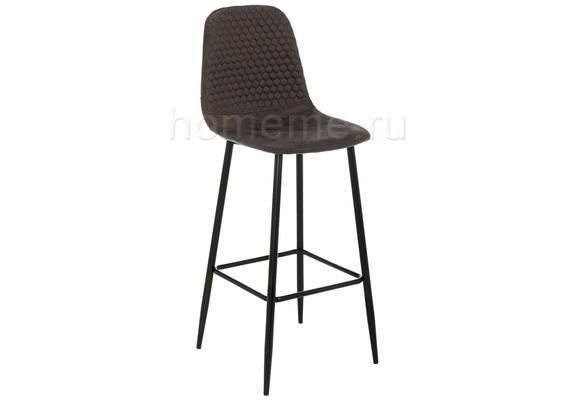 Барный стул  Drop black / dark brown 11565 (18560)