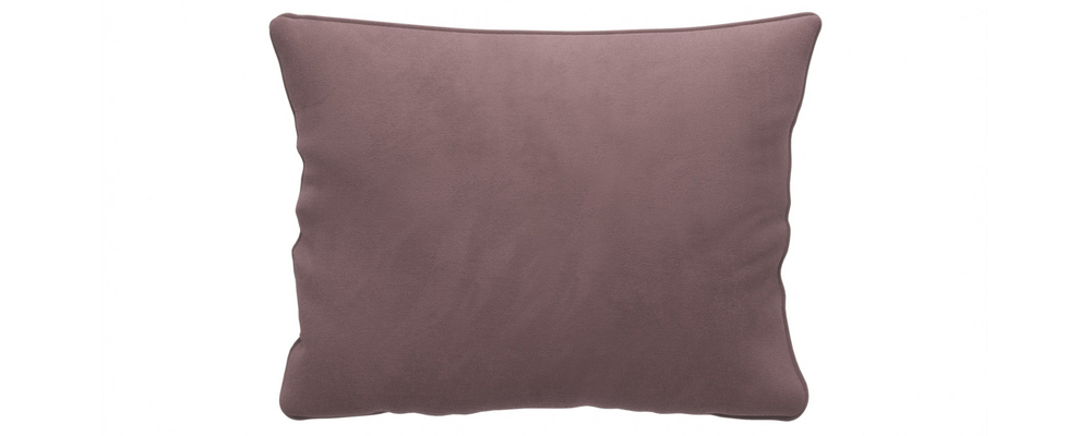 Декоративная подушка Портленд 60х48 см Evita Nougat вариант №1 Розово-серый (Велюр)