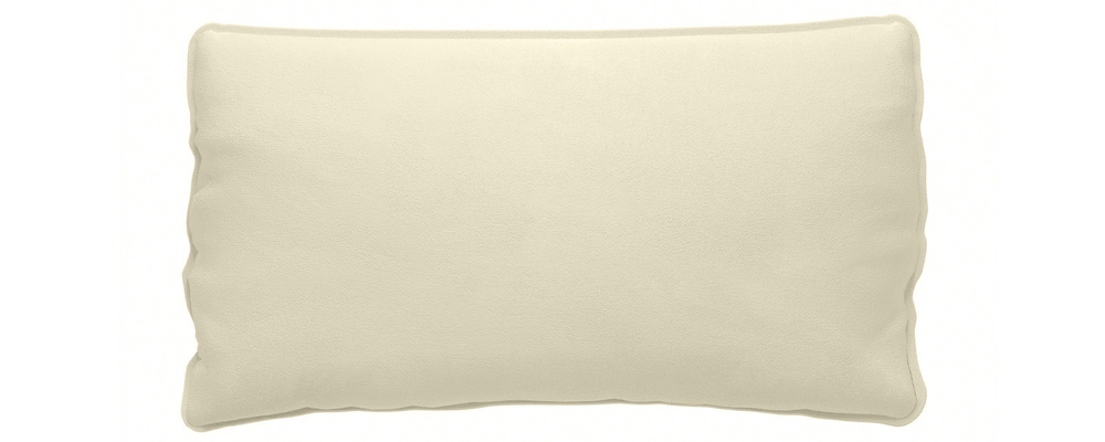 Декоративная подушка Портленд Приспинная 107х56 см Premier молочный (Микровелюр)
