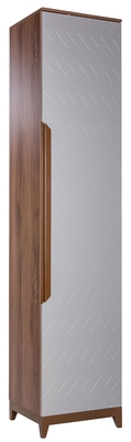 Кресло  Шкаф 1-дверный универсальный (без полок) Сканди_Грей