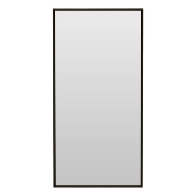 Зеркало настенное Halfeo в толстой раме (черный)