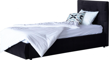 Мягкая кровать Selesta 900 темная с ортопедическим основанием